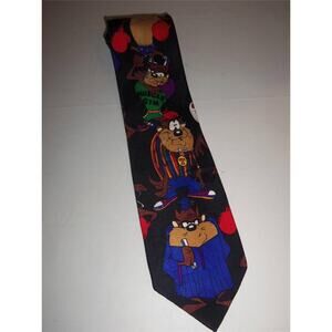 Tazmanian Devil Tie Weight Lifting Graduation Boxing Looney Tunes -0215T20